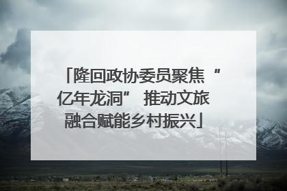 隆回政协委员聚焦“亿年龙洞” 推动文旅融合赋能乡村振兴