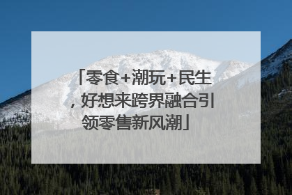 零食+潮玩+民生，好想来跨界融合引领零售新风潮
