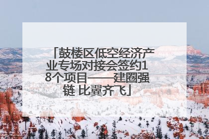 鼓楼区低空经济产业专场对接会签约18个项目——建圈强链 比翼齐飞