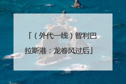 （外代一线）智利巴拉斯港：龙卷风过后