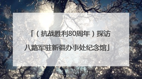 （抗战胜利80周年）探访八路军驻新疆办事处纪念馆