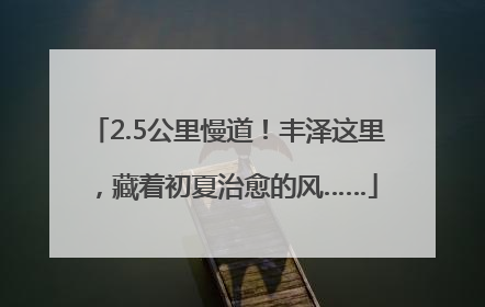 2.5公里慢道！丰泽这里，藏着初夏治愈的风……