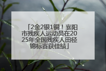 2金2银1铜！襄阳市残疾人运动员在2025年全国残疾人田径锦标赛获佳绩