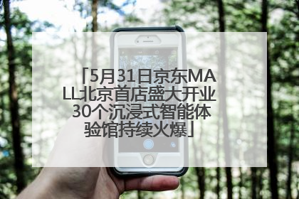5月31日京东MALL北京首店盛大开业 30个沉浸式智能体验馆持续火爆