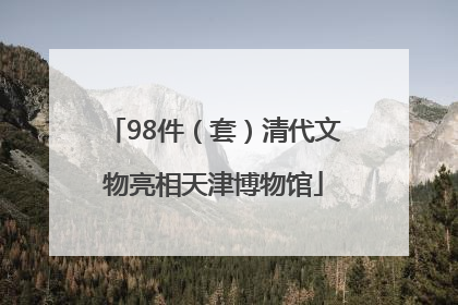 98件（套）清代文物亮相天津博物馆