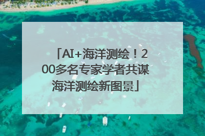 AI+海洋测绘！200多名专家学者共谋海洋测绘新图景