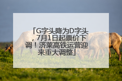 G字头降为D字头，7月1日起票价下调！济莱高铁运营迎来重大调整
