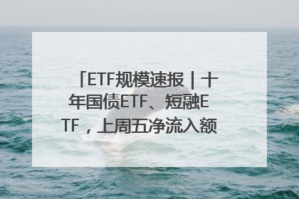 ETF规模速报｜十年国债ETF、短融ETF，上周五净流入额均超20亿元