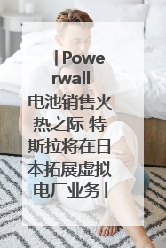 Powerwall电池销售火热之际 特斯拉将在日本拓展虚拟电厂业务