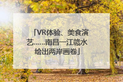 VR体验、美食演艺……南昌一江赣水绘出两岸画卷